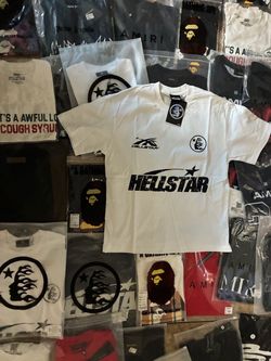 Hellstar White Graphic T-Shirt