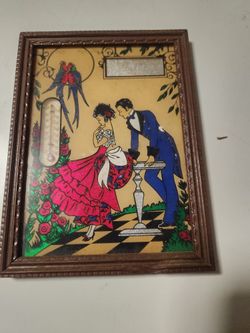 1944 Wall Mounted Calender and thermostat