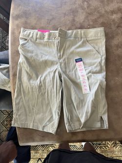 School Shorts 3 Khaki And 2 Blue