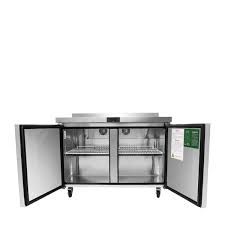 🧊NEW 48” 2-Door Worktop Freezer w/ Backsplash!🧊