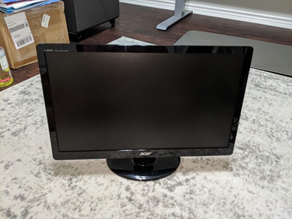 Two (2) ACER 20" LED Computer Monitors