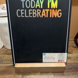 Double Sided Chalkboard Sign