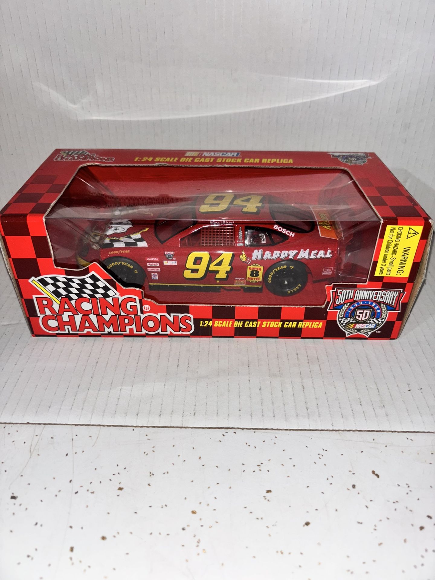 New Racing Champions 50th Anniversary 1998 NASCAR #94 Bill Elliott - Happy Meal