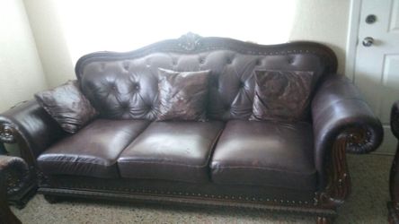 Leather sofa samira funiture design