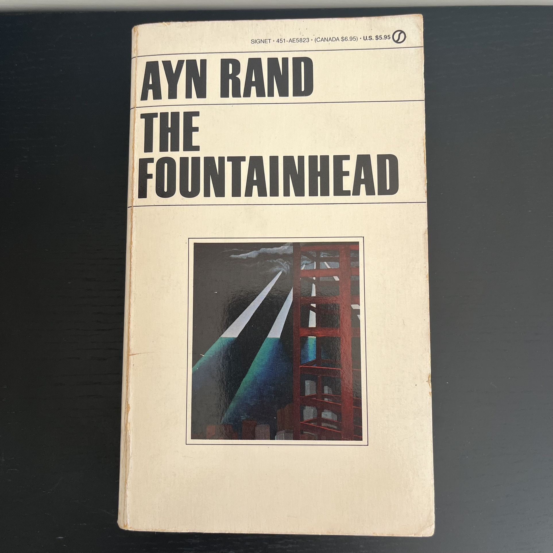The Fountainhead Ayn Rand Paperback 1971 Signet Penguin