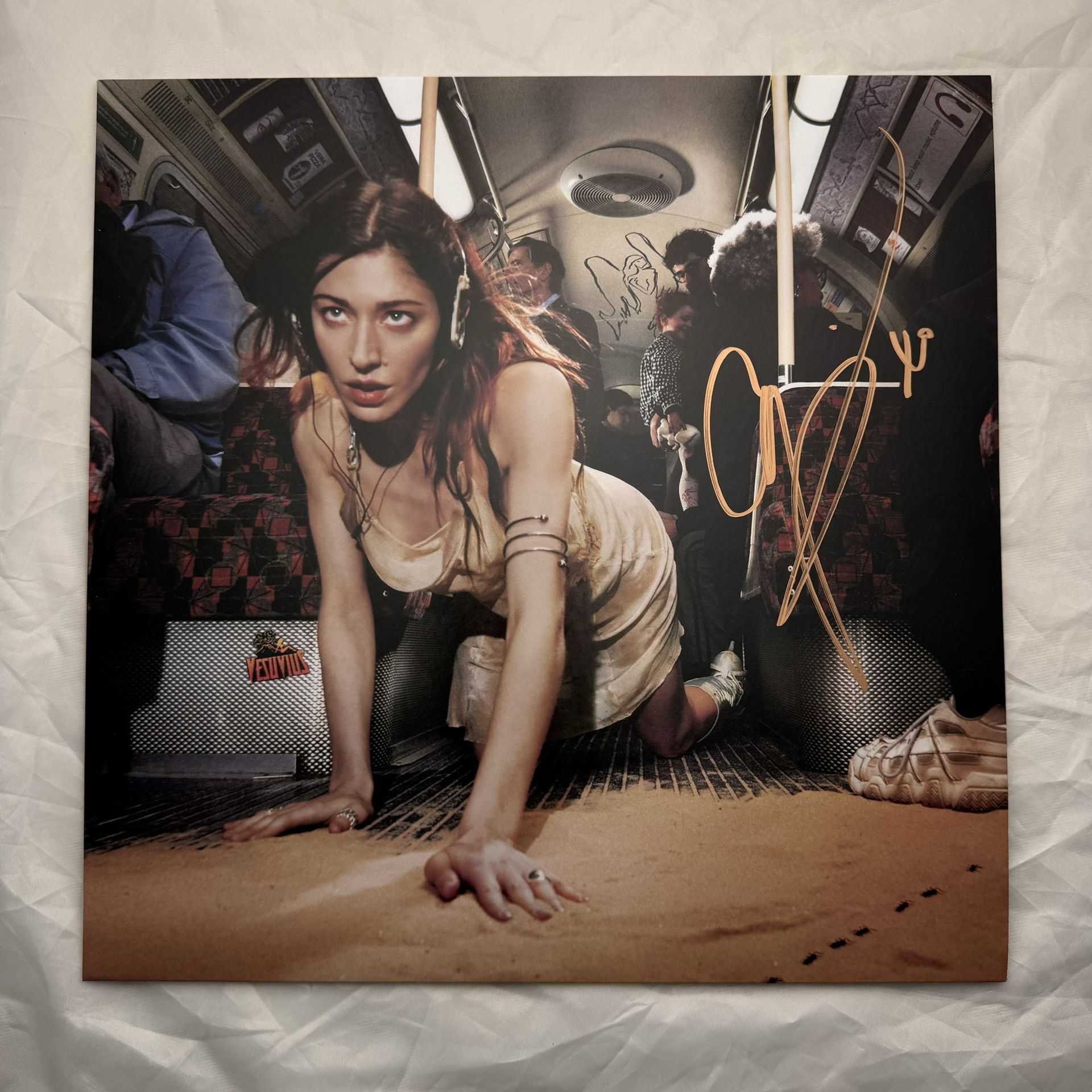 Caroline Polachek SIGNED Vinyl LP Desire I Want to METALLIC COPPER 