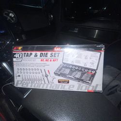 40 Piece Tap & Die Set Brand New Still In Plastic 