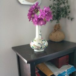 MANN China Blue Fire Porcelain Vase