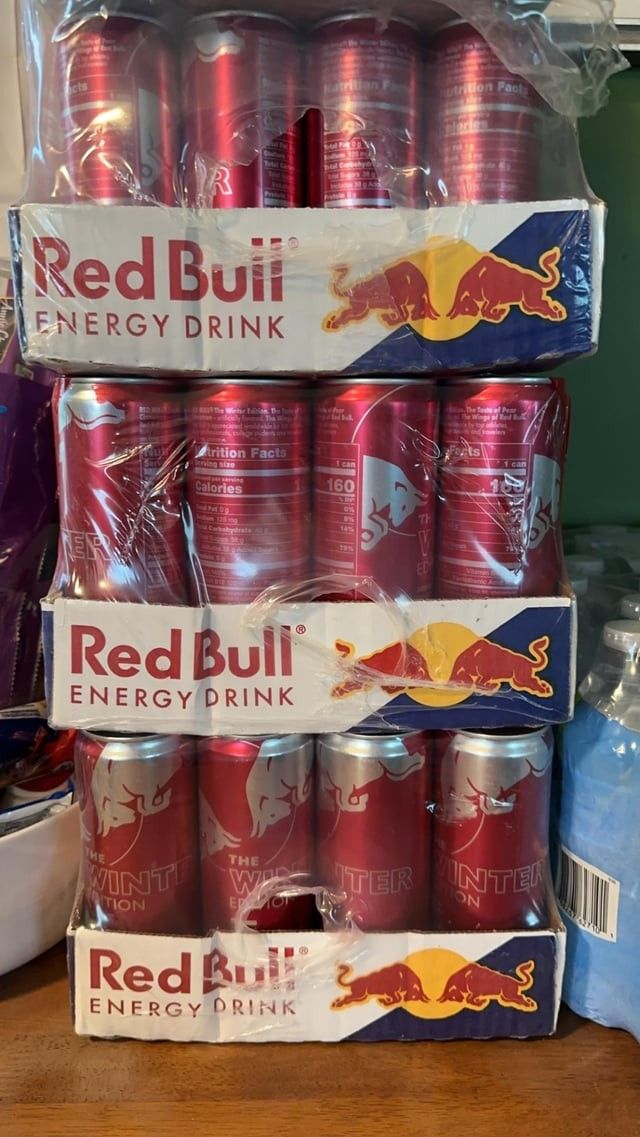 Pear Cinnamon Red Bull Winter Edition