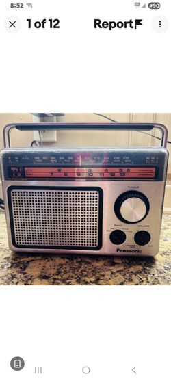 Vintage Panasonic am, fm, tv, portable Radio