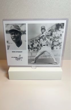 1983 Press Photo Los Angeles Dodgers #48 Dave Stewart