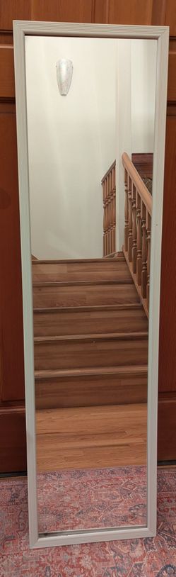 Mirror With White Frame