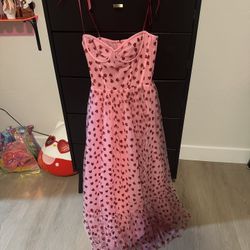 Lirika Matoshi Hearty Corset Midi Dress