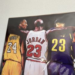 Michael Jordan Kobe Bryant Lebron James Poster Brand New Still Sealed In Plastic Wrap for Sale in Chula Vista CA OfferUp