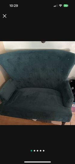 Teal Settee $60