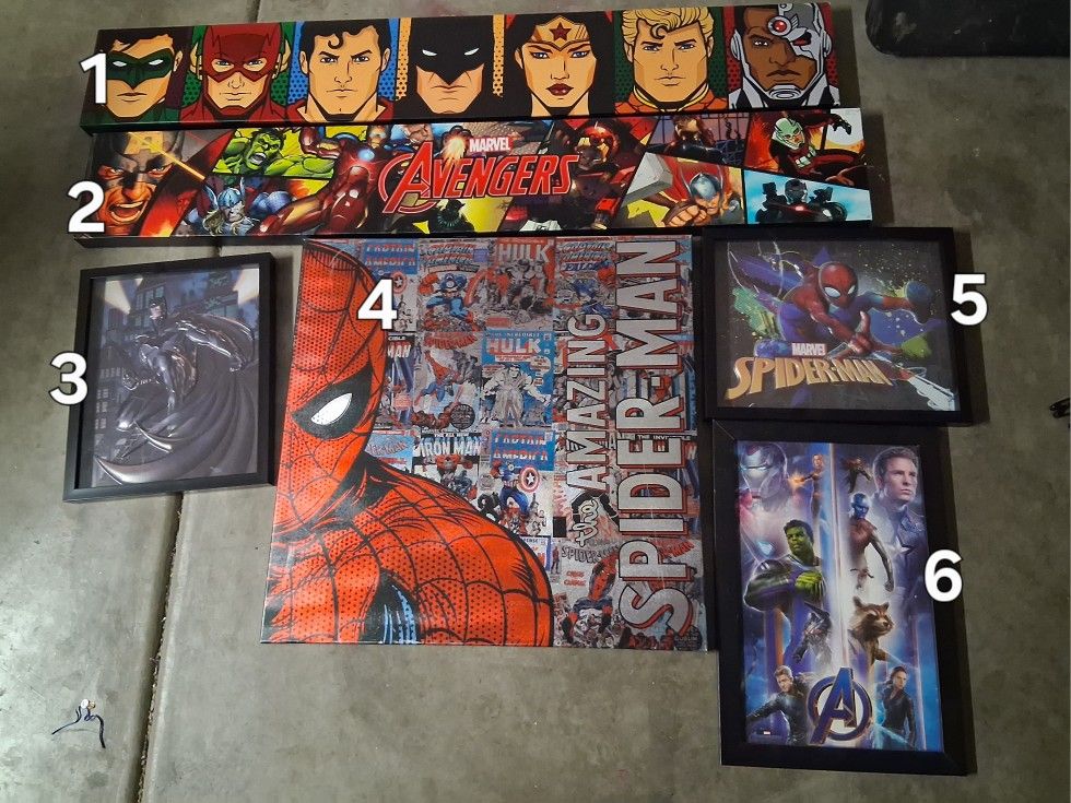 Marvel Wall Pictures Basketball