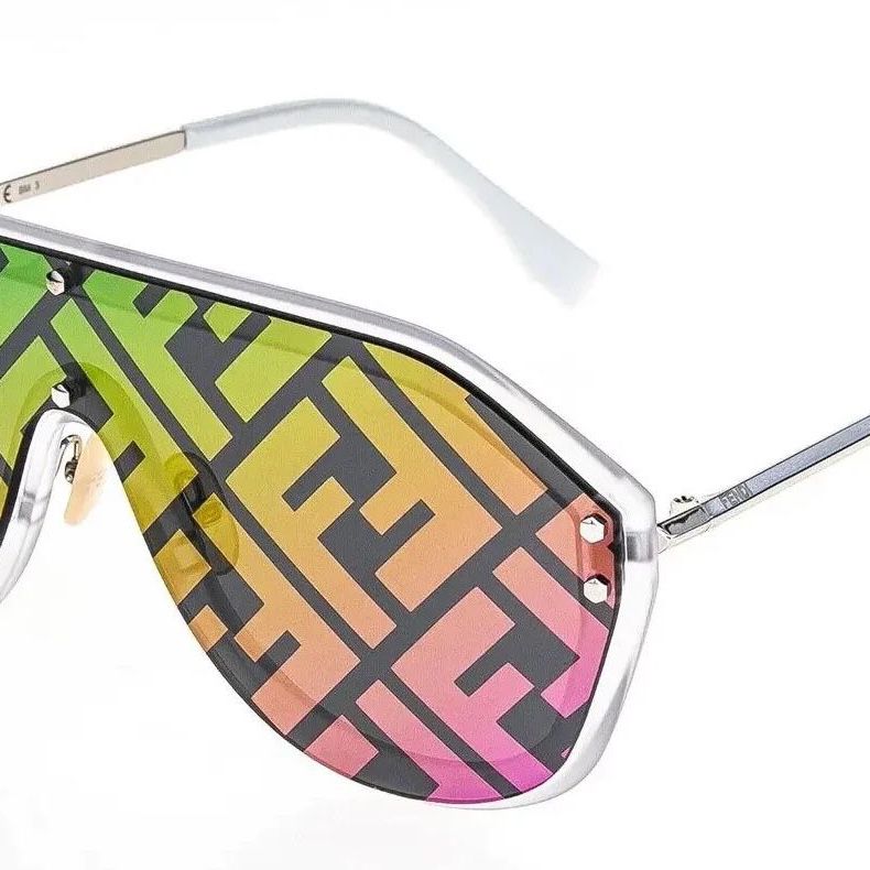 Fendi FE0039U Multicolor Monogram Aviator Sunglasses