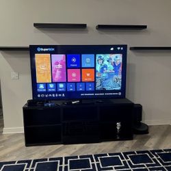 Priced To Sale. 75 Inch VIZIO Smart TV With Stand