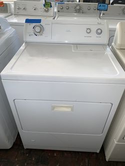 Whirlpool gas dryer working perfectly with 4 months warranty