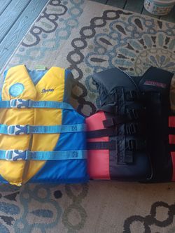 Life jackets for youth.