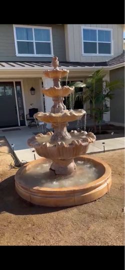 Fuente de cemento