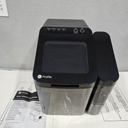 ge profile opal 1.0 nugget ice maker with side tank black stainless O32