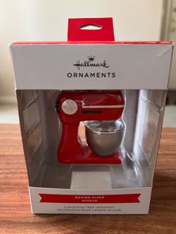 Christmas Hallmark Keepsake Ornament Red Kitchenaid Baking Mixer