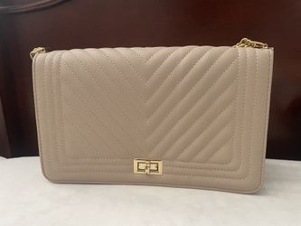 Nude/Beige Crossbody Bag or Shoulder bag 