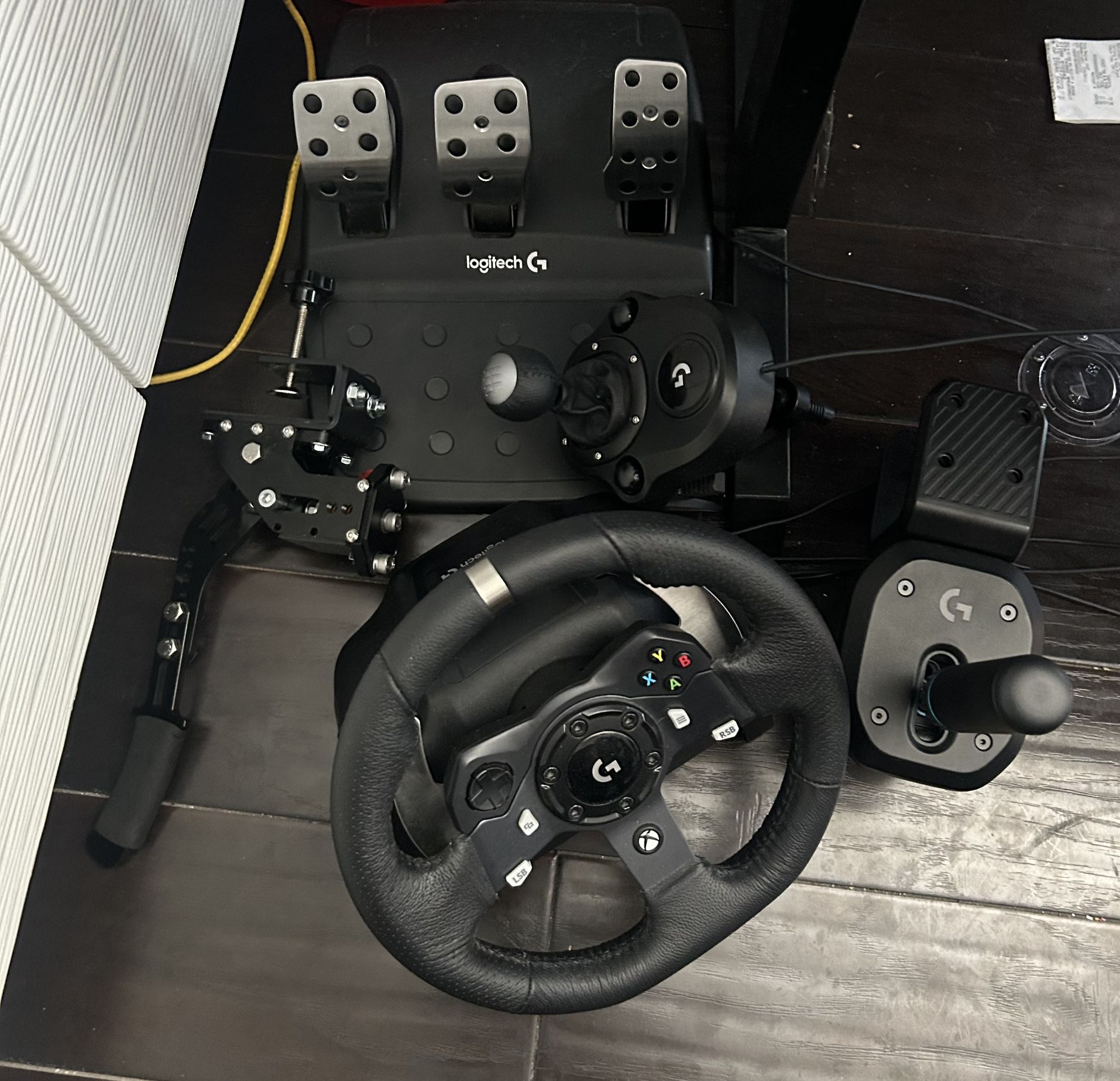 G920+shifter+hand Brake+logtech  Sequential Shifter