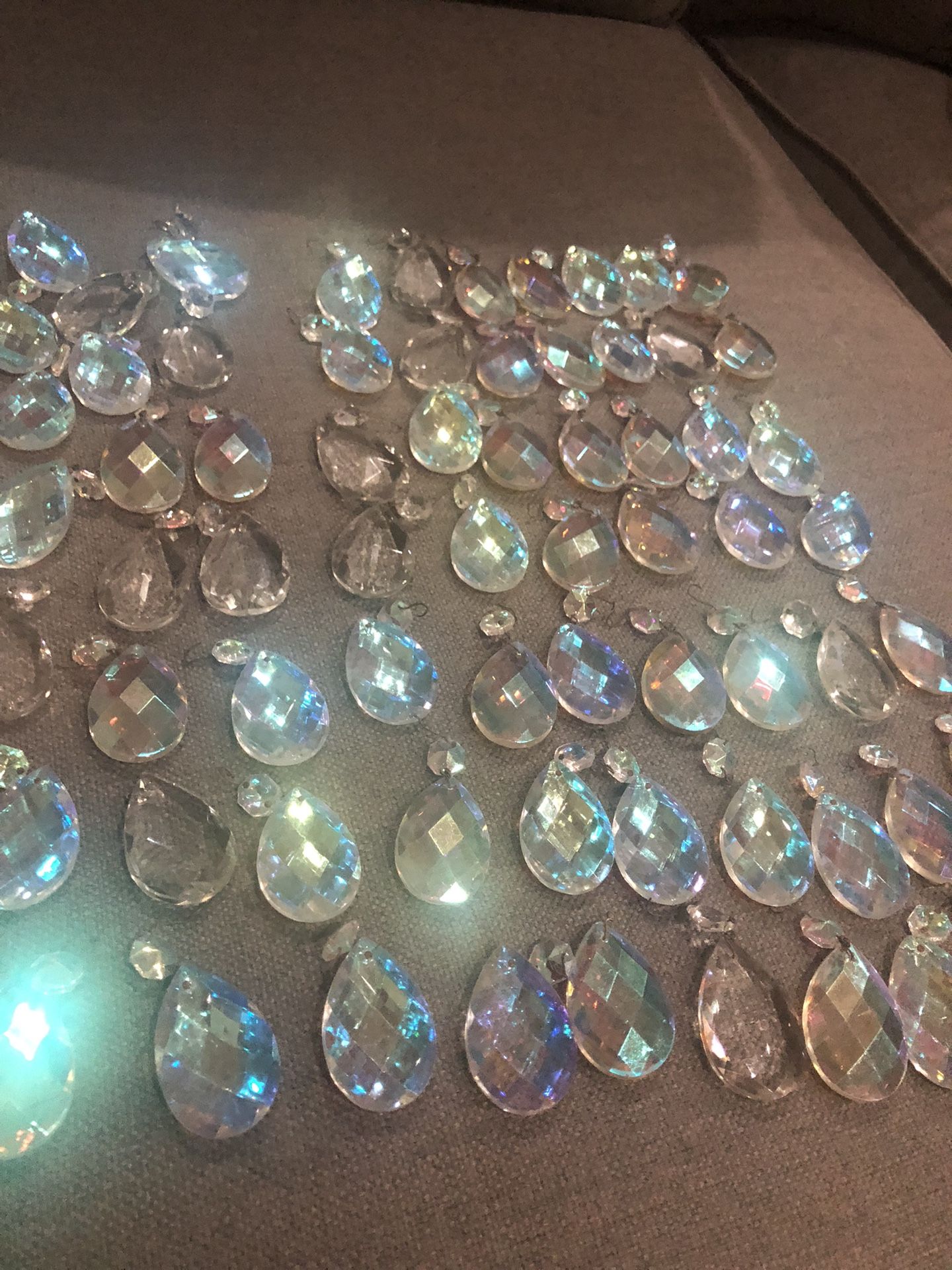 Vintage chandelier, crystals