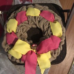 12” Burlap Wreath