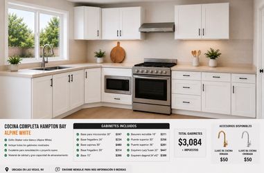 Full Kitchen Set in White