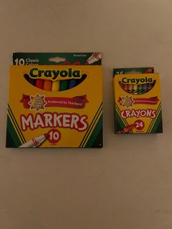 Crayola - Crayons, Markers  Set