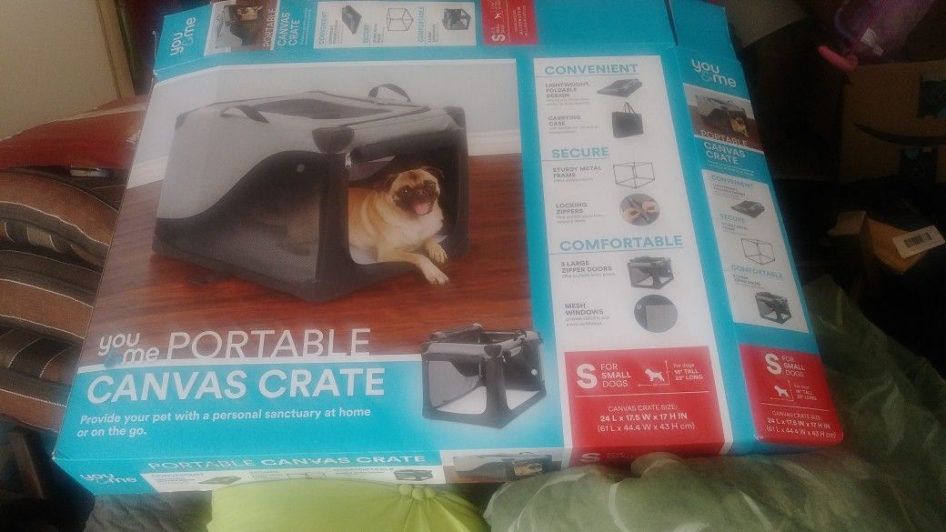 Portable Pet Canvas Crate