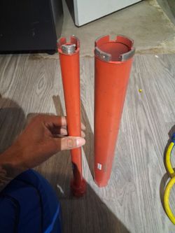 Corkscrew diamond wet core drill bits