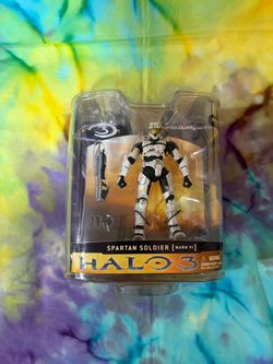 McFarlane Toys Halo 3 Series 1 Spartan Soldier Mark VI White 5" figure 2008