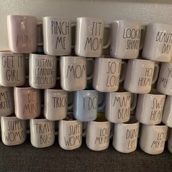 Rae Dunn Mugs “DOUBLE SIDE” 
