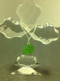 Cross. Crystal clear Statue