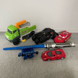Toy Vehicles & Lightsaber Bundle