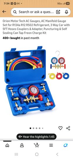 Orion Motor Tech AC Gauges