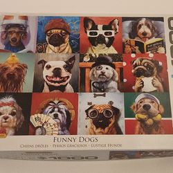 Funny Dogs 1000 Piece Jigsaw Puzzle