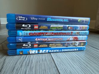 Kid’s Blu-Ray Movies And Cartoons