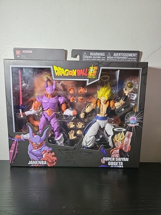 Dragon Ball Z Super Saiyan Gogeta Vs Janenba Dragon Star Series Action Figures