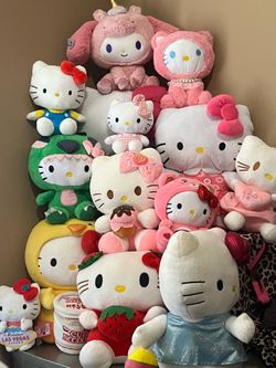 Hello kitty plushies