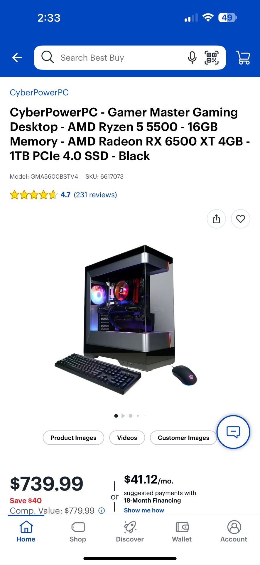 Gaming Pc CyberPower
