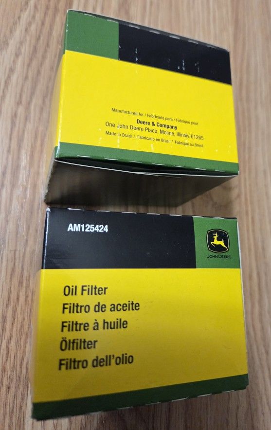 John Deere OEM Oil Filter AM125424 12 Pack