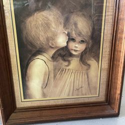 First Kiss Framed Picture 