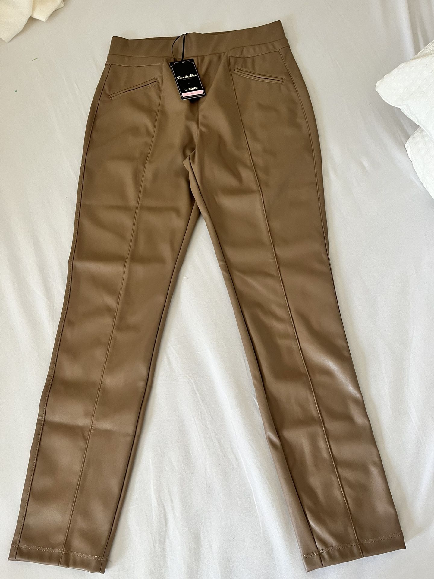 Brown Leather Pants $15 Firm