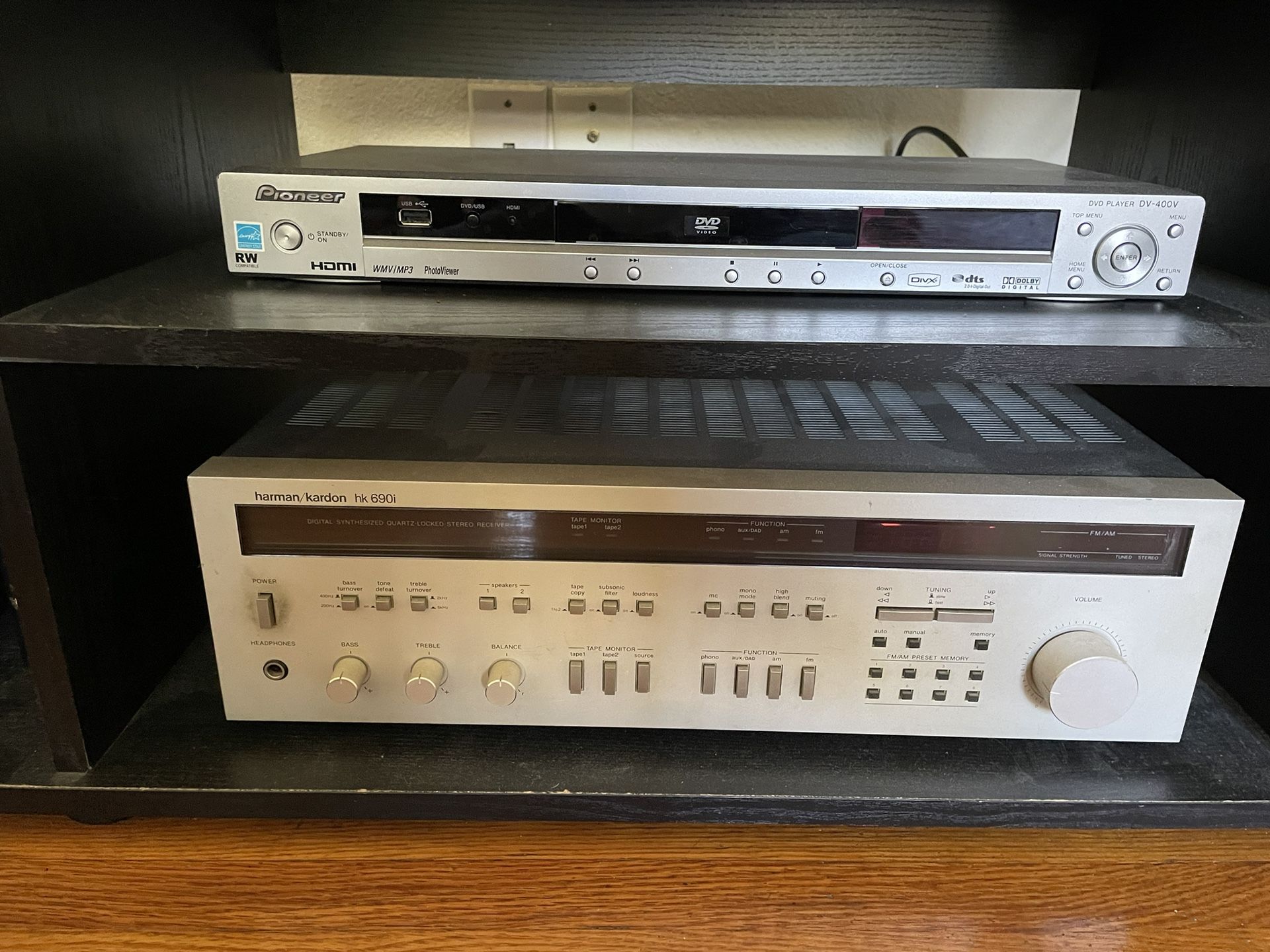 Vintage Harman Kardon HK 690i Quartz-locked Stereo Receiver Not Tested