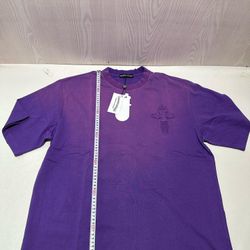 Chrome Hearts Purple Gradient Cross Tee